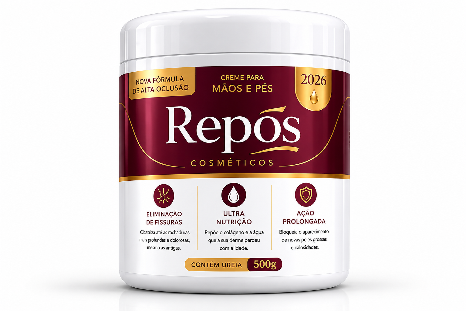 1 pote de 500g do Creme Repós